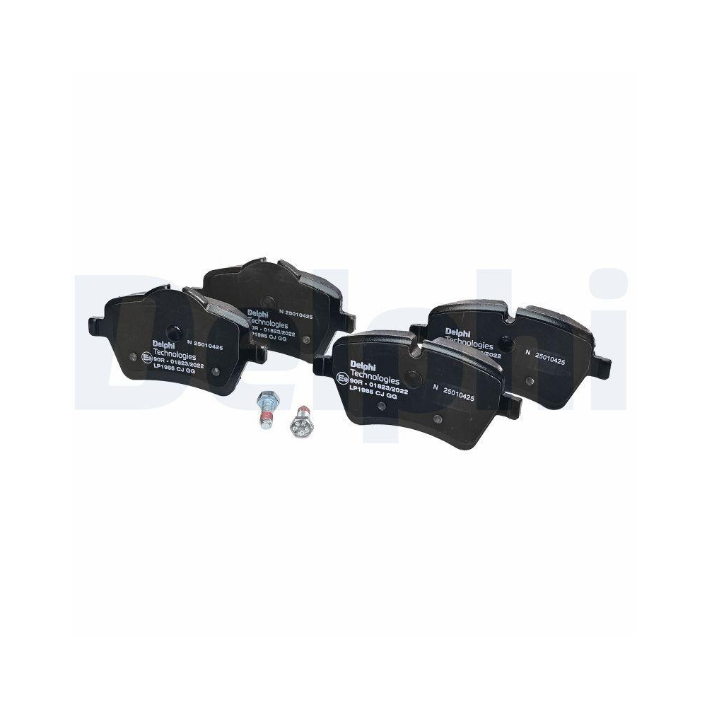 DELPHI LP1985 Bremsbelagsatz, Scheibenbremse f&uuml;r BMW MINI, Vorderachse