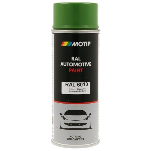 MOTIP 880144 Lack RAL Farbe Automotive RAL 6010 Hochglanz 400 ml f&uuml;r