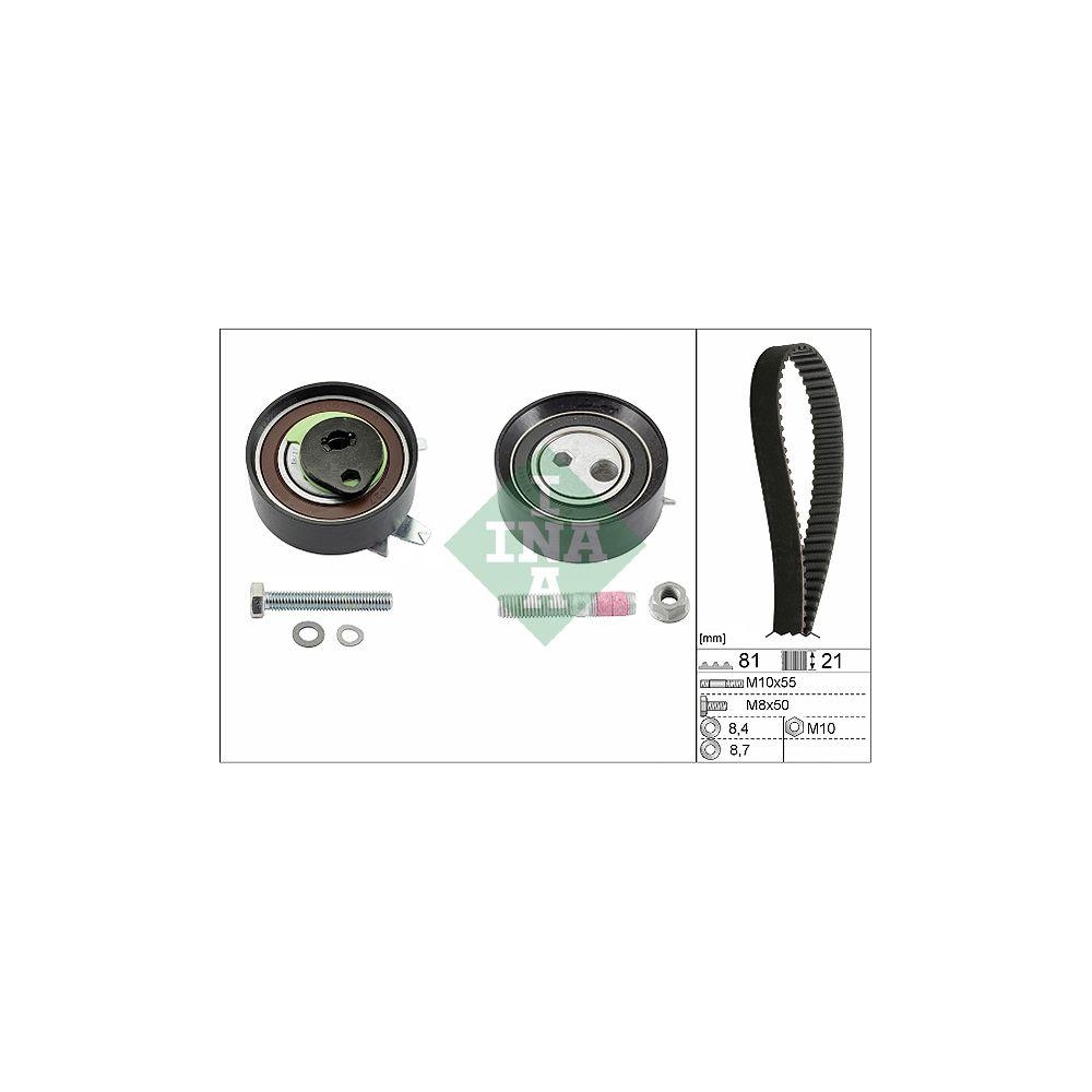 Zahnriemensatz INA 530 0062 10 f&uuml;r AUDI SEAT VOLVO VW