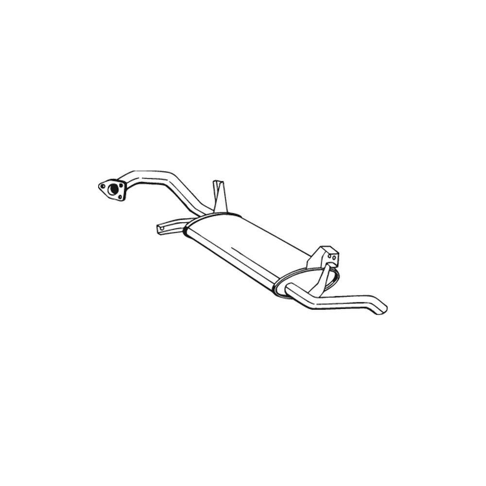 Endschalld&auml;mpfer BOSAL 177-105 f&uuml;r MITSUBISHI