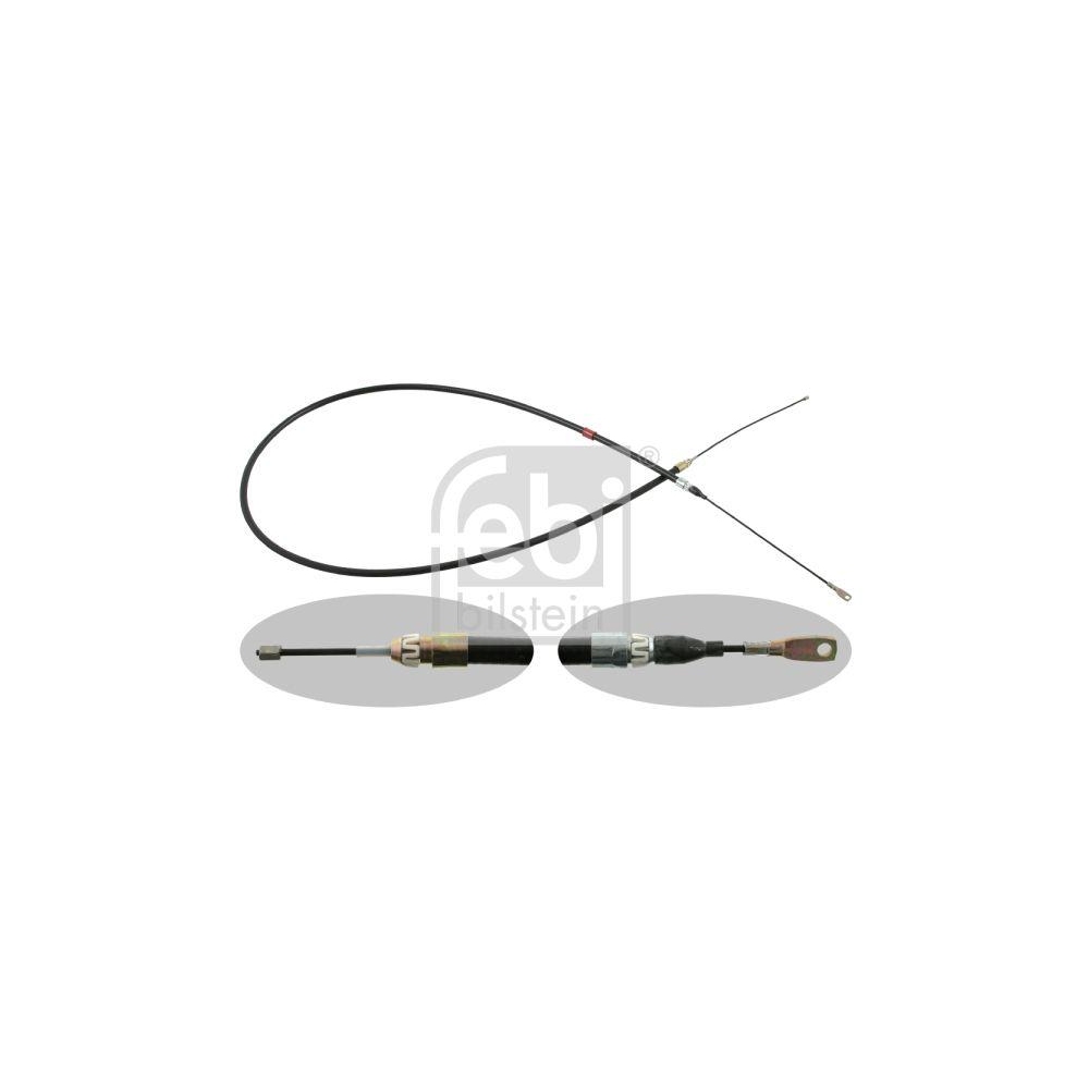 FEBI BILSTEIN Seilzug, Feststellbremse 01667 f&uuml;r MERCEDES-BENZ, vorne