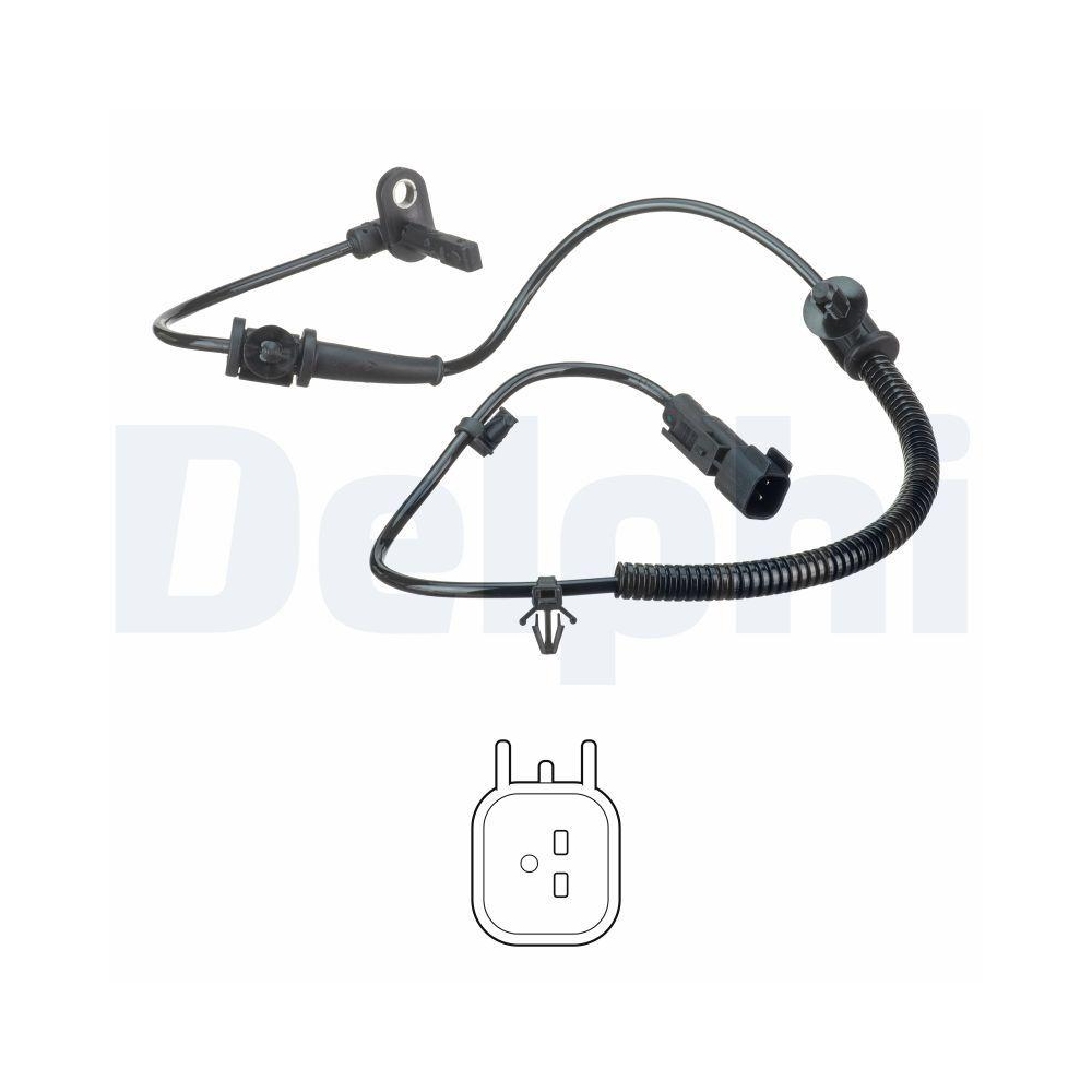DELPHI SS20594 Sensor, Raddrehzahl f&uuml;r OPEL VAUXHALL, Hinterachse