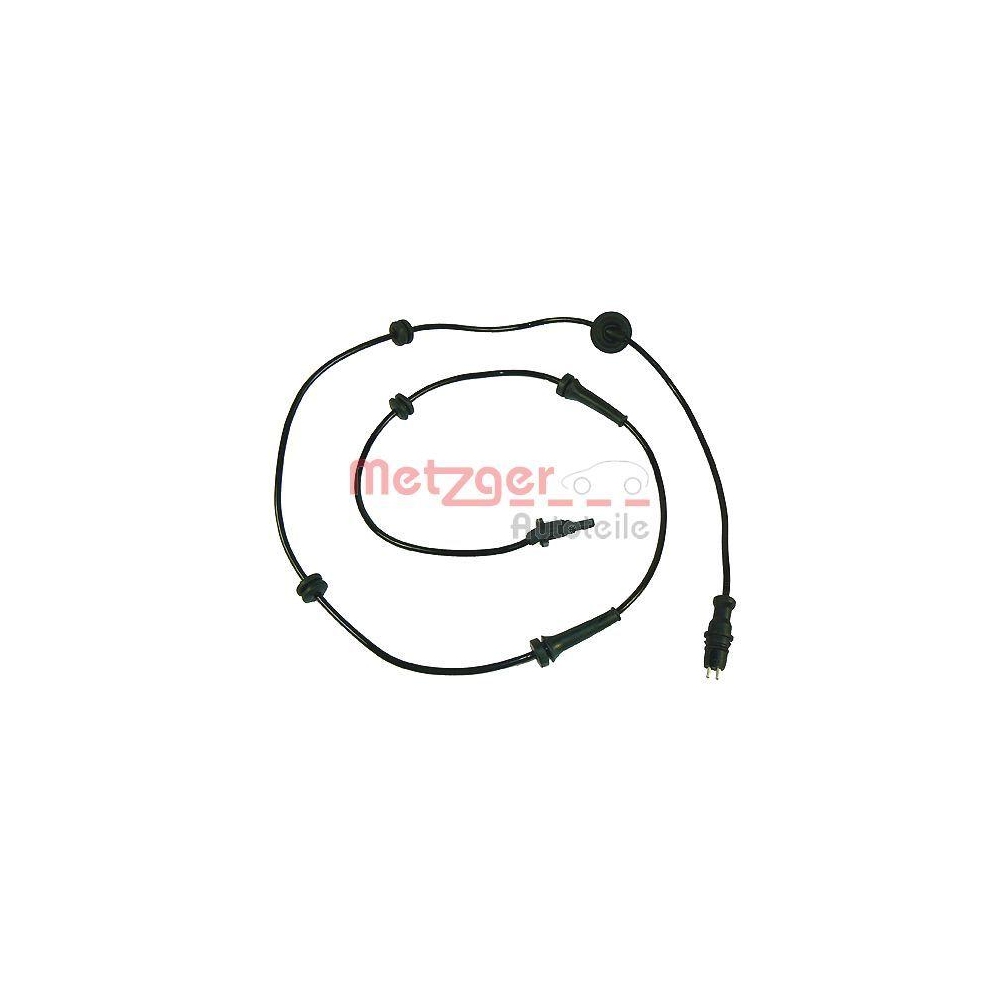 Sensor, Raddrehzahl METZGER 0900659 für FIAT, Vorderachse links