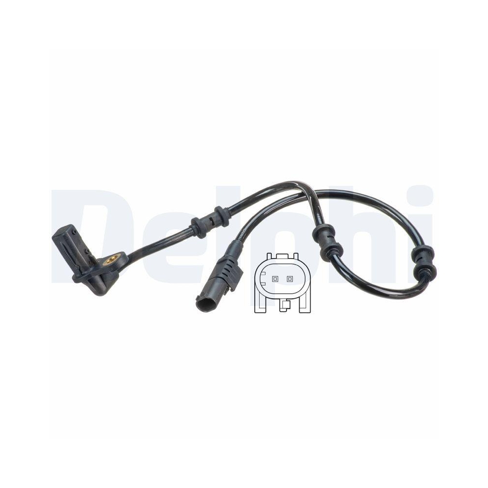 DELPHI SS20595 Sensor, Raddrehzahl f&uuml;r MERCEDES-BENZ, Hinterachse links