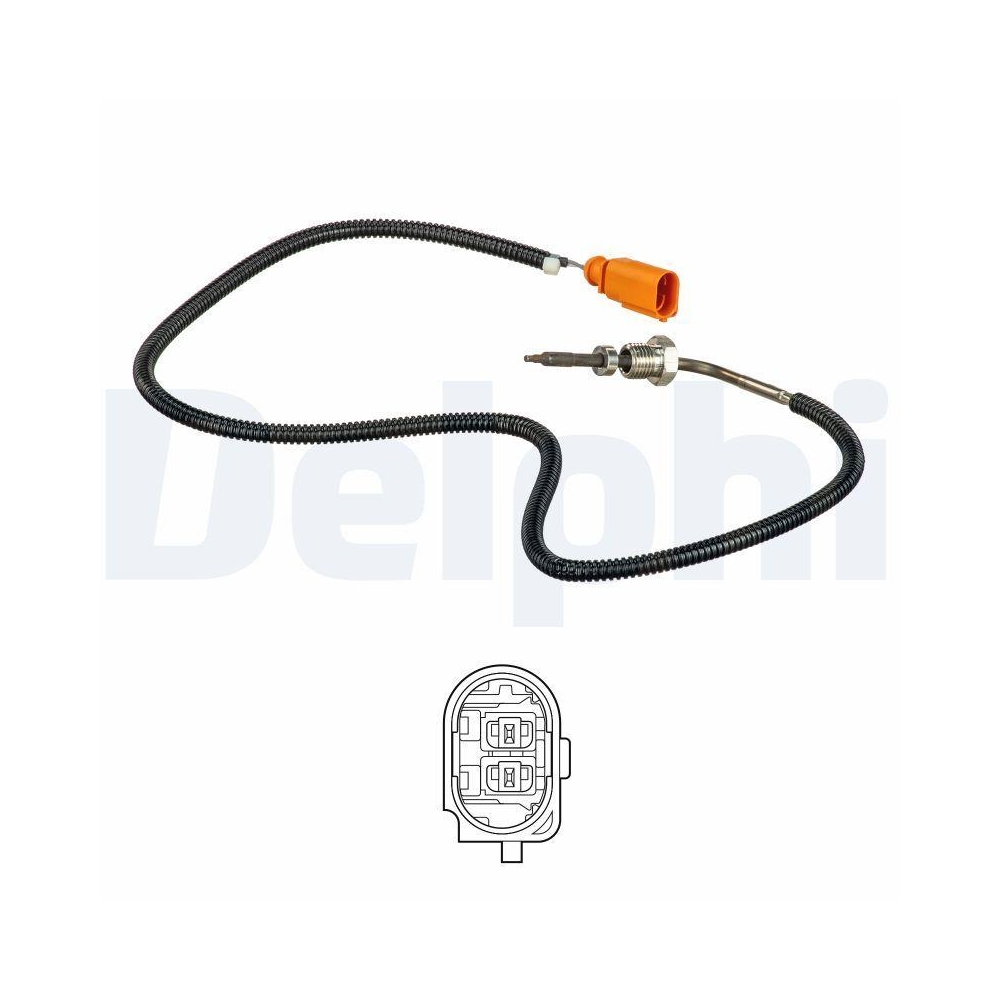 DELPHI TS30106 Sensor, Abgastemperatur f&uuml;r AUDI