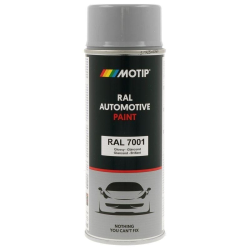 MOTIP 880147 Lack RAL Farbe Automotive RAL 7001 Hochglanz 400 ml f&uuml;r