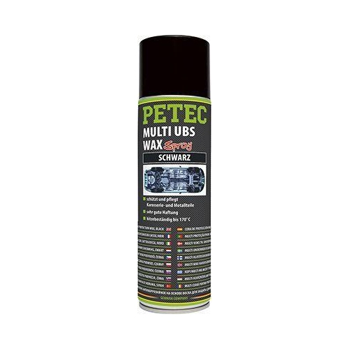 PETEC 2x 73460 Multi UBS Wax Schwarz 500 ml Unterbodenschutz Wachs
