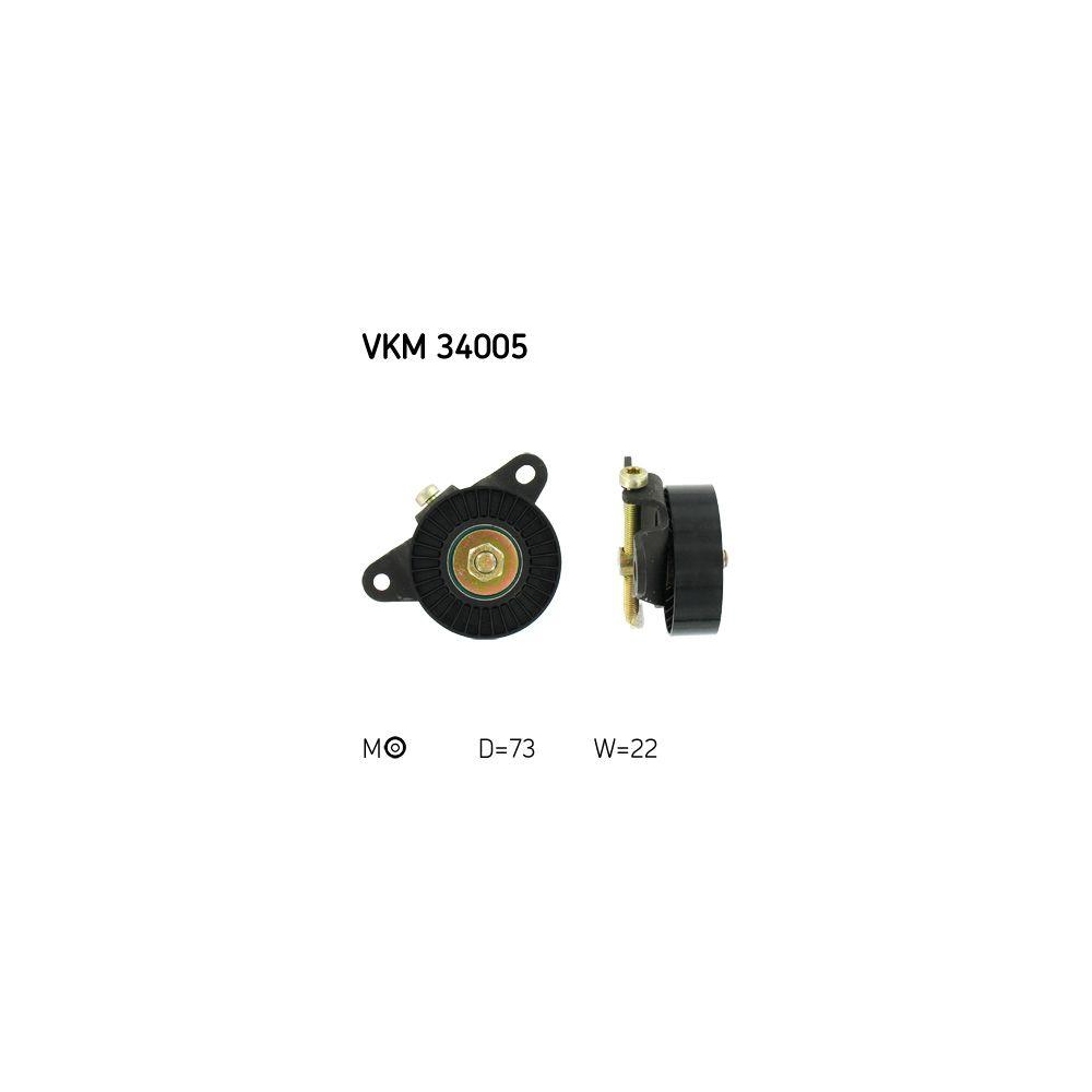 Riemenspanner, Keilrippenriemen SKF VKM 34005 f&uuml;r FORD MAZDA, mitte