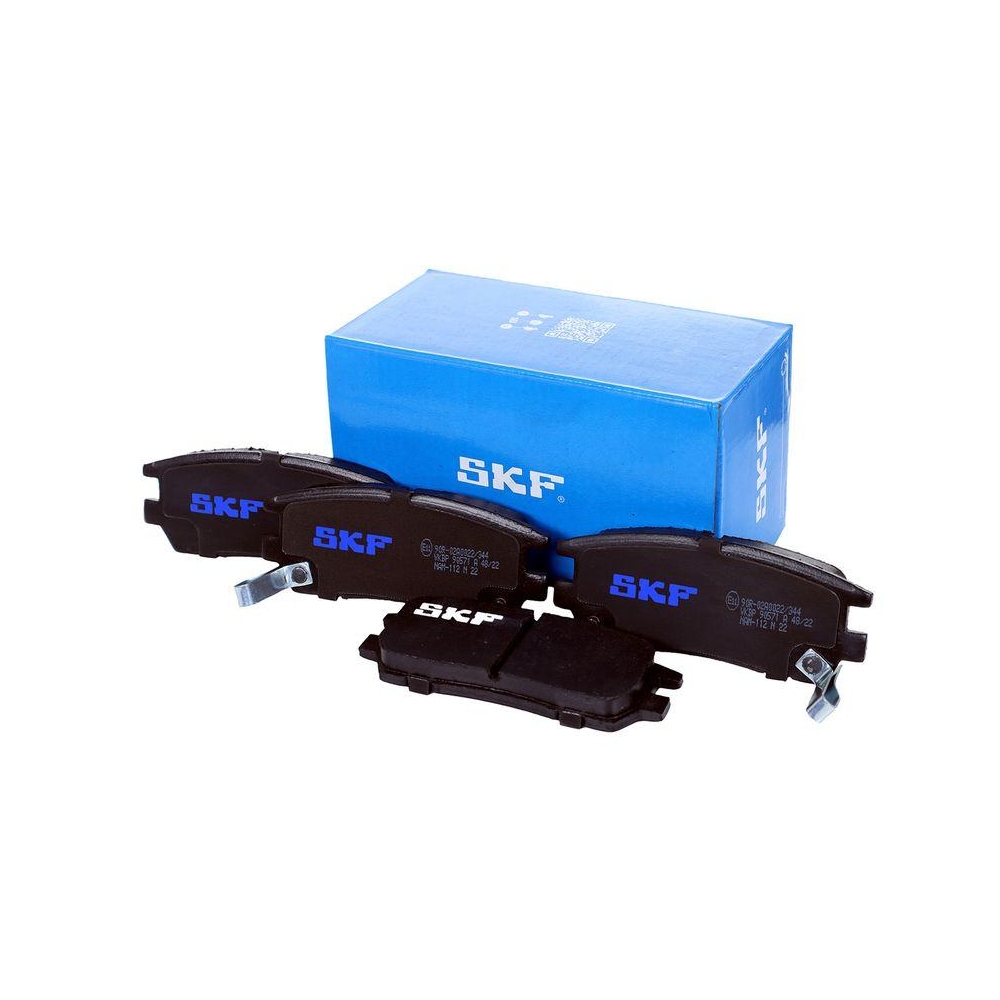 Bremsbelagsatz, Scheibenbremse SKF VKBP 90571 A für MITSUBISHI, Hinterachse