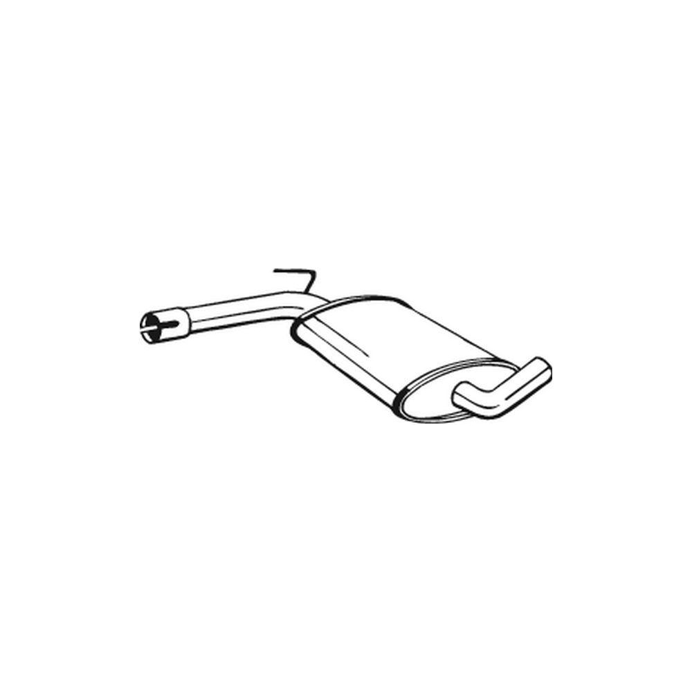 Mittelschalld&auml;mpfer BOSAL 233-481 f&uuml;r VW