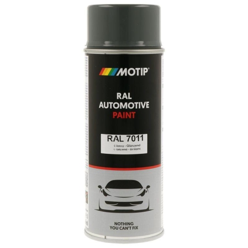 MOTIP 880148 Lack RAL Farbe Automotive RAL 7011 Hochglanz 400 ml f&uuml;r