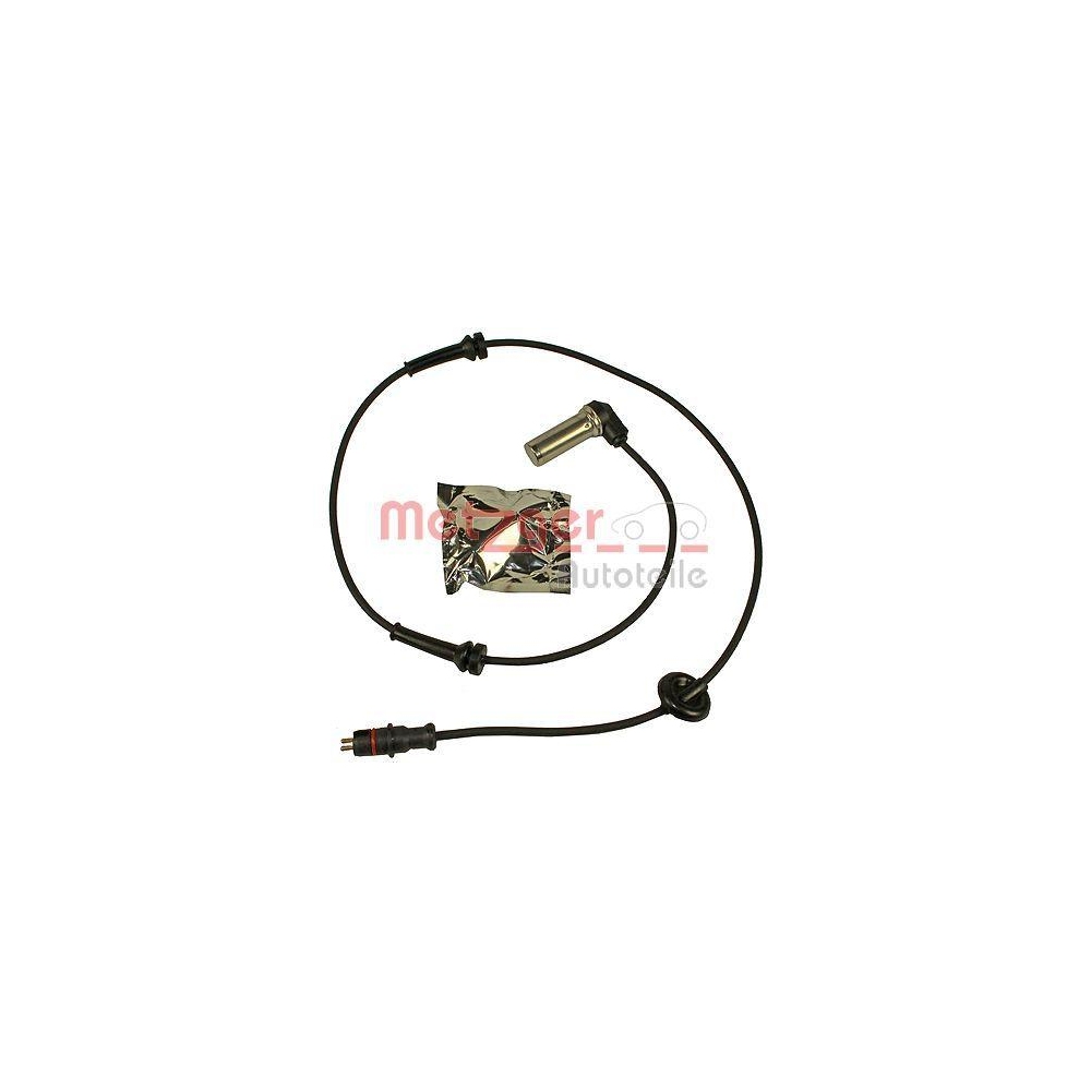 Sensor, Raddrehzahl METZGER 0900661 f&uuml;r LAND ROVER IKA, Vorderachse