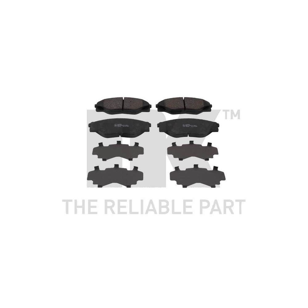 Bremsbelagsatz, Scheibenbremse NK 224598 f&uuml;r TOYOTA, Vorderachse