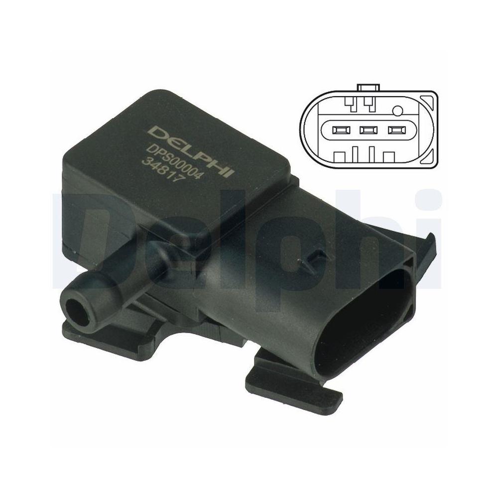 DELPHI DPS00004 Sensor, Abgasdruck f&uuml;r BMW MINI, f&uuml;r Fahrzeuge mit SCR-System