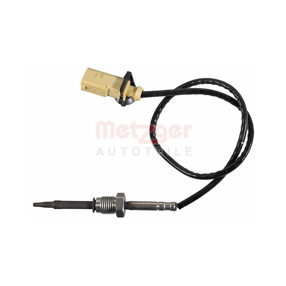 Sensor, Abgastemperatur METZGER 08941075 ORIGINAL ERSATZTEIL f&uuml;r VW