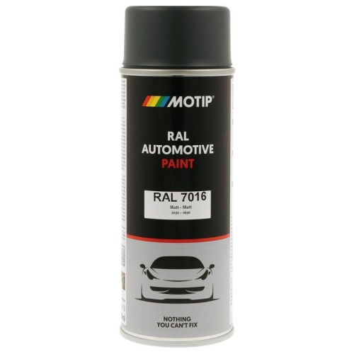MOTIP 880150 Lack RAL Farbe Automotive RAL 7016 Matt 400 ml f&uuml;r