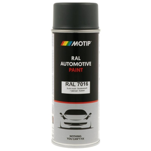 MOTIP 880151 Lack RAL Farbe Automotive RAL 7016 SeidenMatt 400 ml f&uuml;r