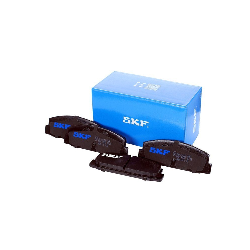 Bremsbelagsatz, Scheibenbremse SKF VKBP 90587 f&uuml;r MAZDA MITSUBISHI, Hinterachse