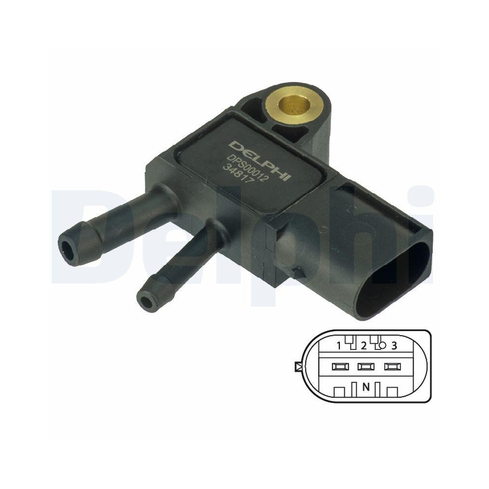 DELPHI DPS00012 Sensor, Abgasdruck f&uuml;r MERCEDES-BENZ HITACHI SMART