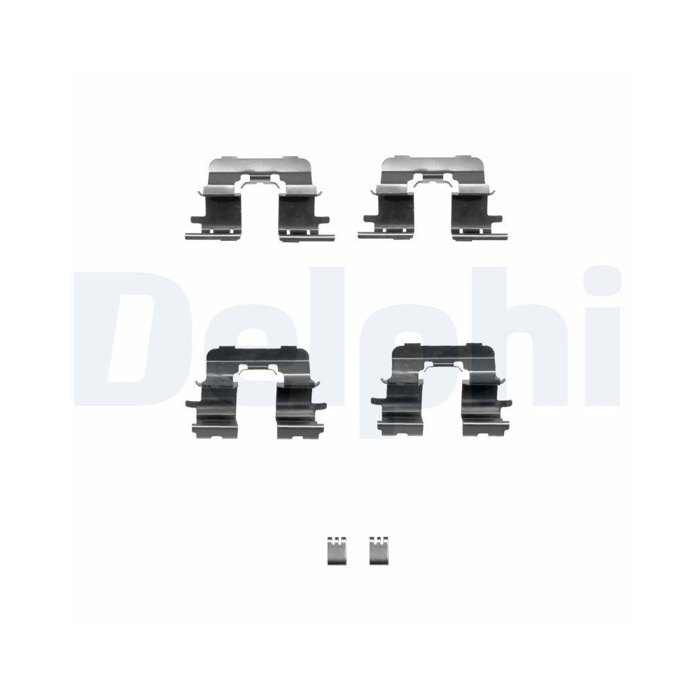 DELPHI LX0350 Zubeh&ouml;rsatz, Scheibenbremsbelag f&uuml;r TOYOTA, Hinterachse