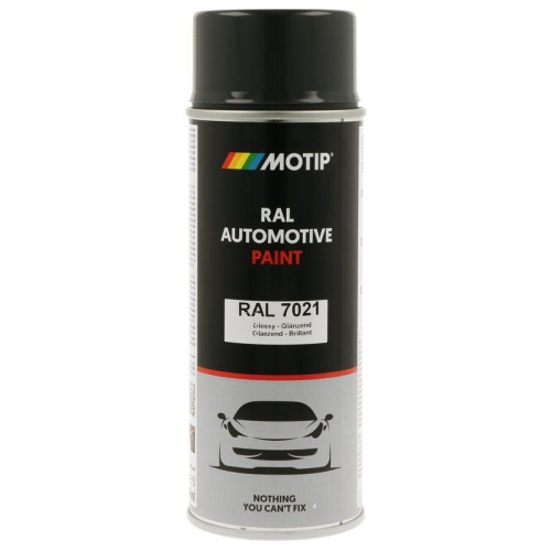 MOTIP 880152 Lack RAL Farbe Automotive RAL 7021 Hochglanz 400 ml f&uuml;r