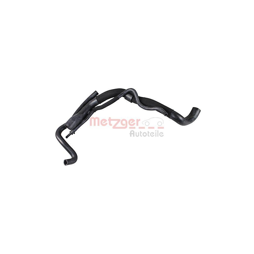 Kühlerschlauch METZGER 2421281 für SEAT SKODA VW, links unten