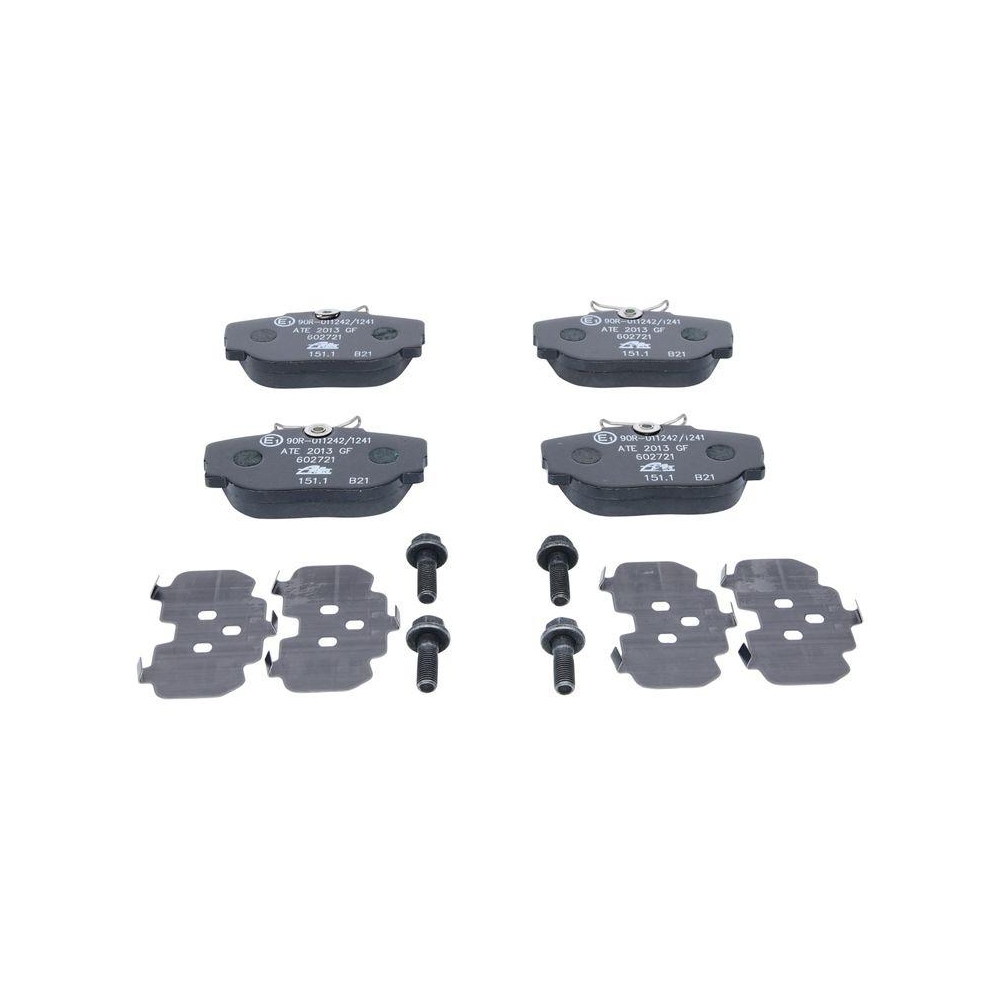 Bremsbelagsatz, Scheibenbremse ATE 13.0460-2721.2 f&uuml;r LAND ROVER, Hinterachse