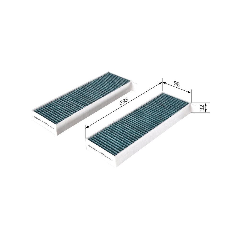 Filter, Innenraumluft BOSCH 0 986 628 510 FILTER+pro für CITROËN OPEL PEUGEOT