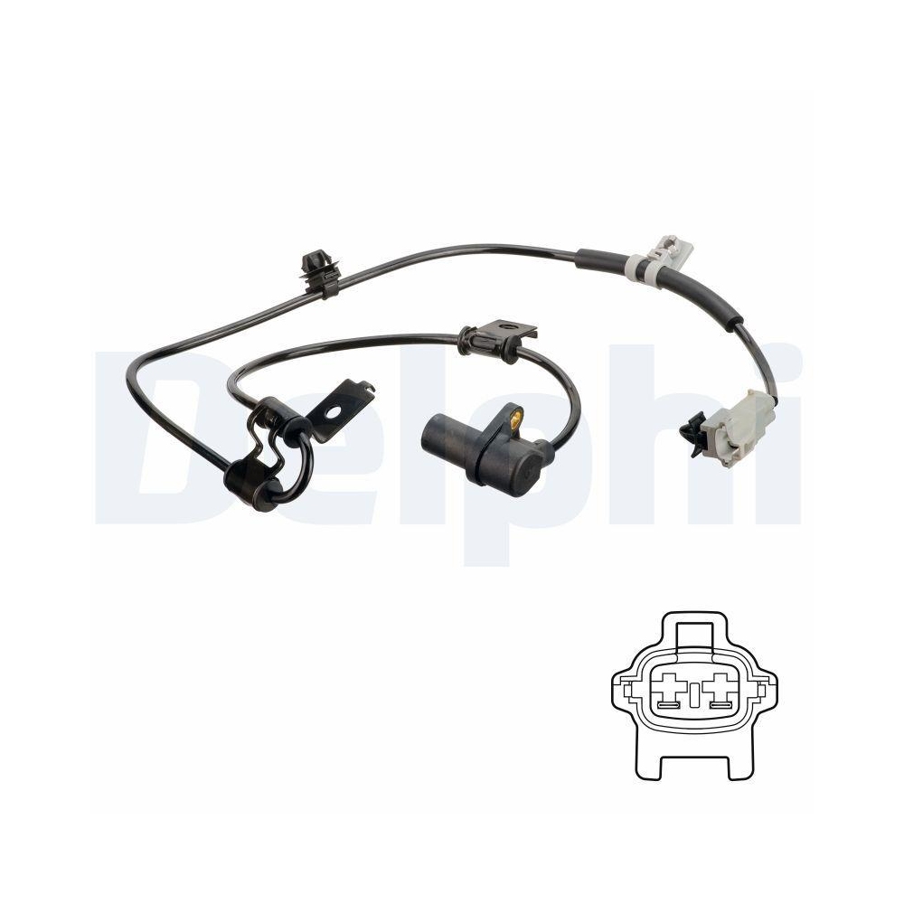 DELPHI SS20643 Sensor, Raddrehzahl f&uuml;r HYUNDAI, Vorderachse rechts