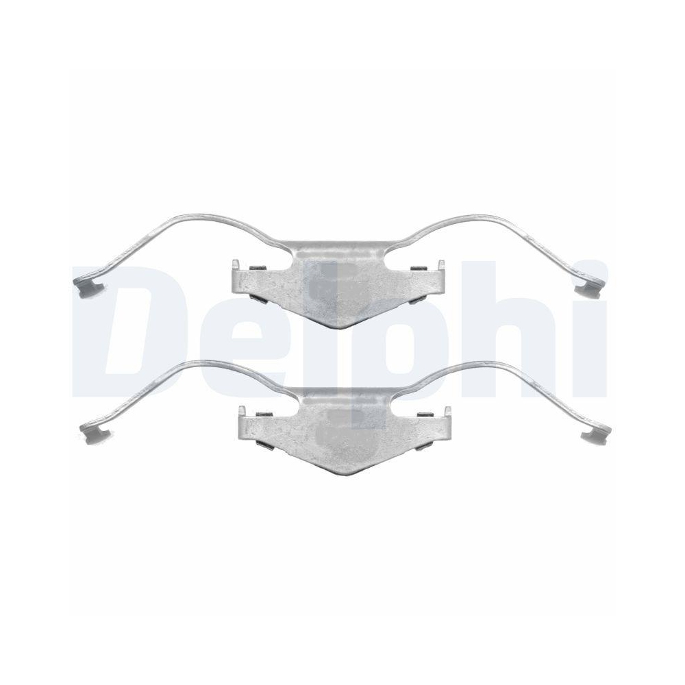 DELPHI LX0353 Zubehörsatz, Scheibenbremsbelag für, Vorderachse