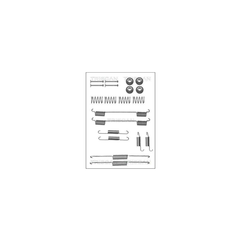 Zubeh&ouml;rsatz, Bremsbacken TRISCAN 8105 102604 f&uuml;r, Hinterachse