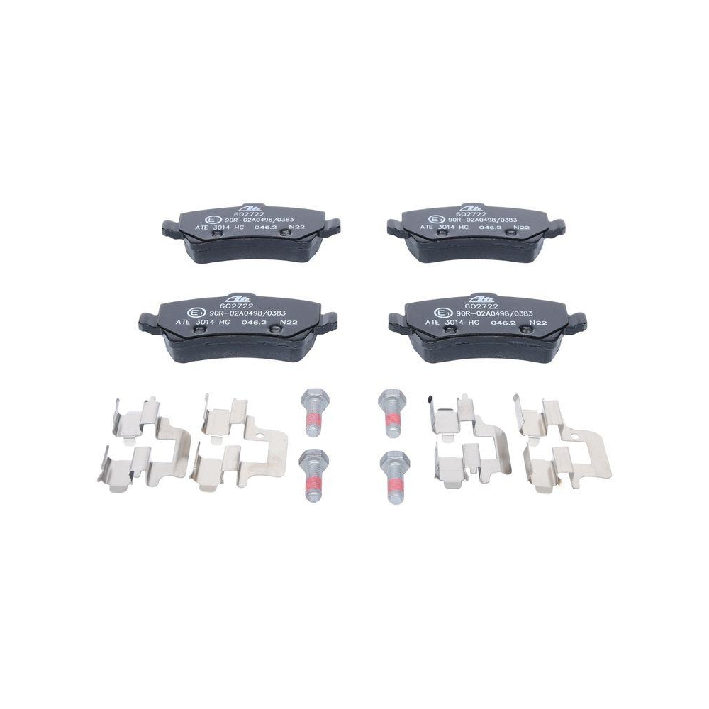 Bremsbelagsatz, Scheibenbremse ATE 13.0460-2722.2 f&uuml;r FORD VOLVO LAND ROVER