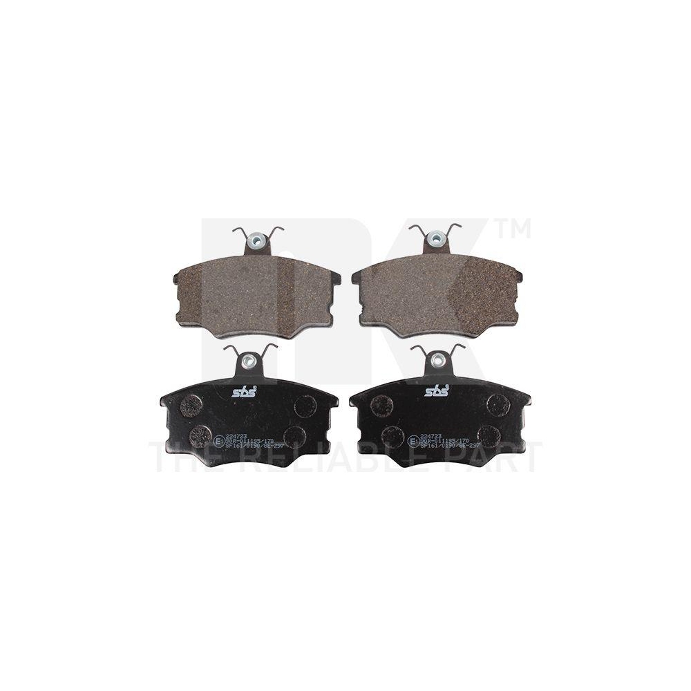 Bremsbelagsatz, Scheibenbremse NK 224723 f&uuml;r AUDI, Vorderachse