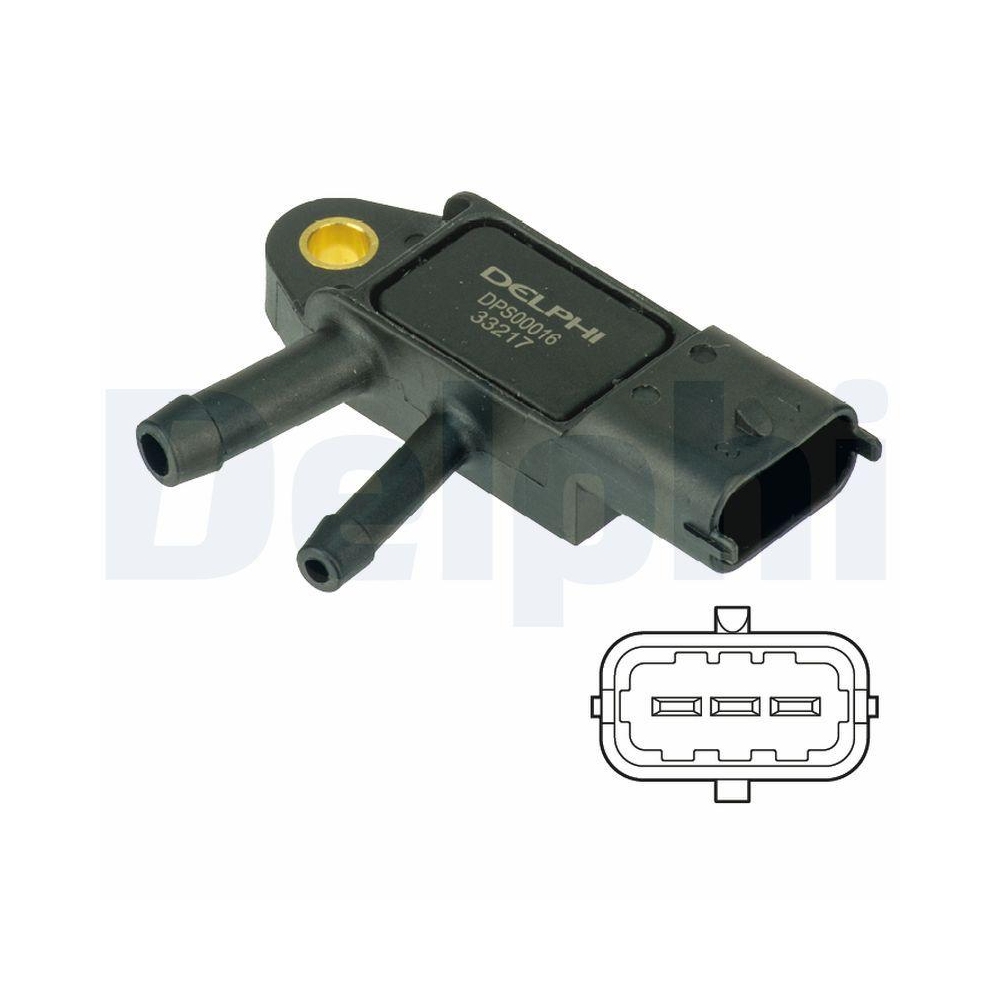 DELPHI DPS00016 Sensor, Abgasdruck f&uuml;r NISSAN RENAULT SUZUKI