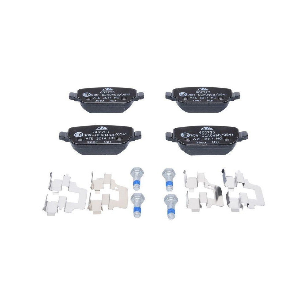 Bremsbelagsatz, Scheibenbremse ATE 13.0460-2723.2 f&uuml;r FORD, Hinterachse