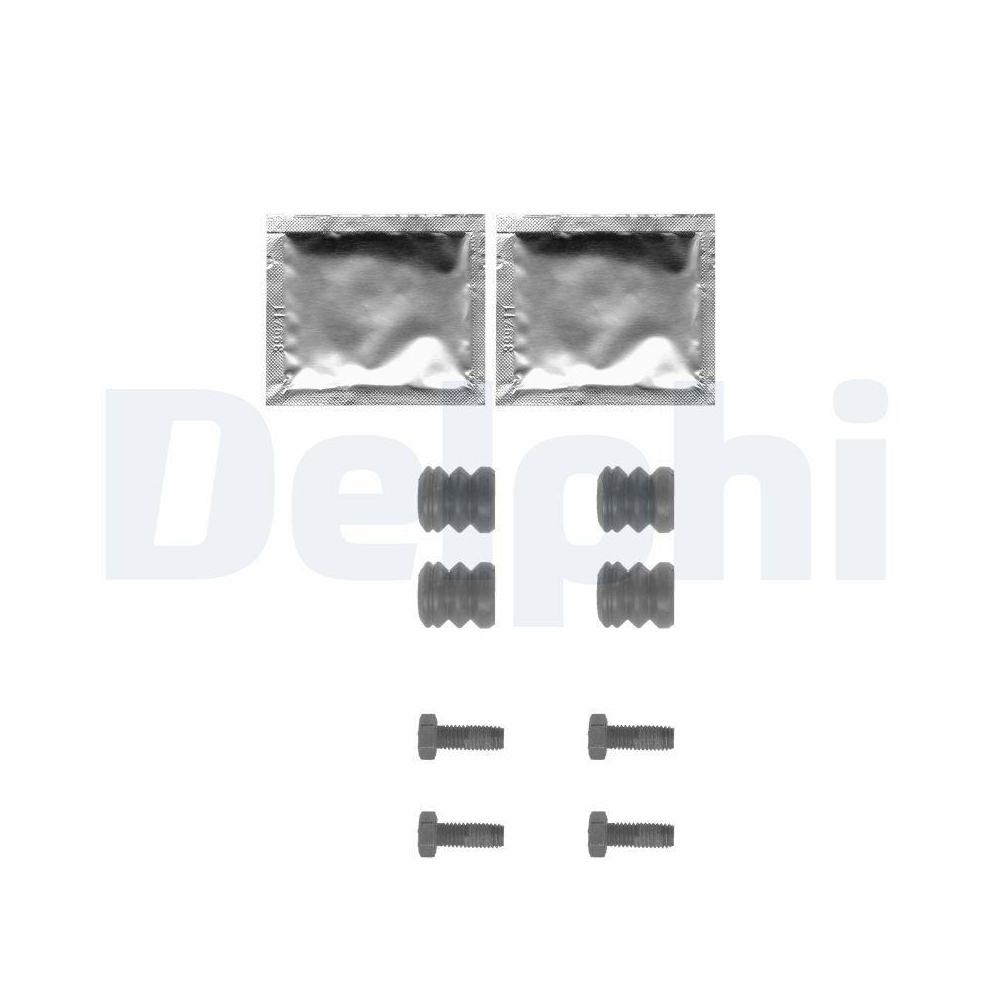 DELPHI LX0355 Zubeh&ouml;rsatz, Scheibenbremsbelag f&uuml;r, Hinterachse, Vorderachse