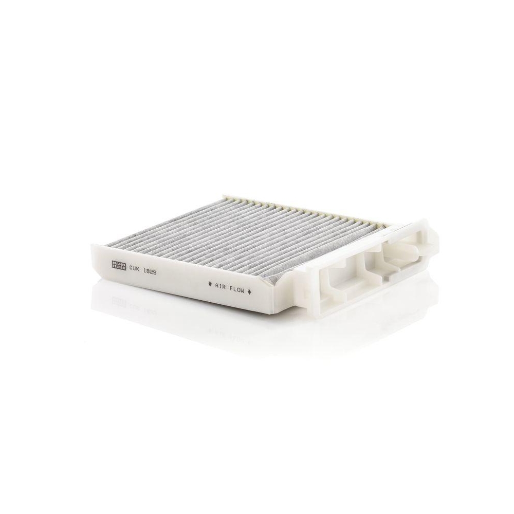 Filter, Innenraumluft MANN-FILTER CUK 1829 für RENAULT, hinter dem Handschuhfach