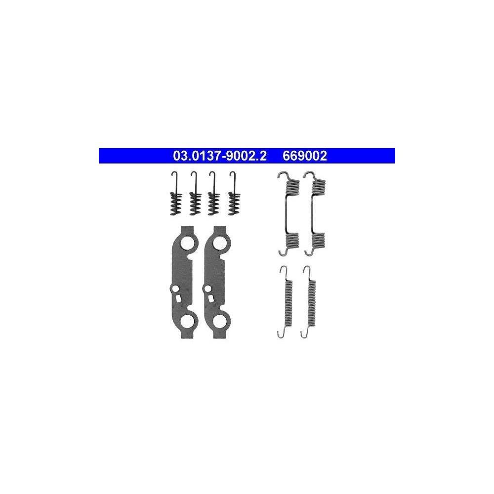 Zubeh&ouml;rsatz, Feststellbremsbacken ATE 03.0137-9002.2 f&uuml;r, Hinterachse