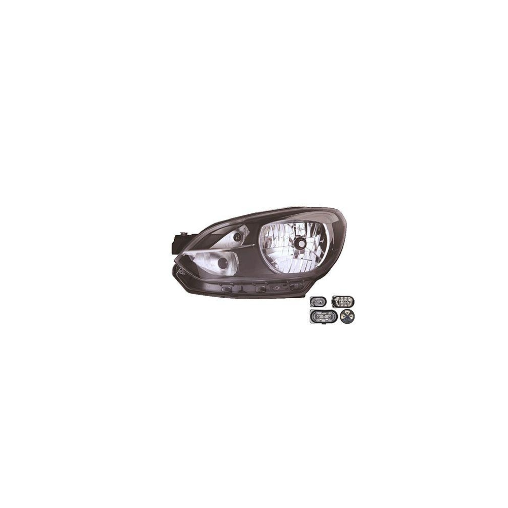 Hauptscheinwerfer VAN WEZEL 5701961 f&uuml;r VW, links