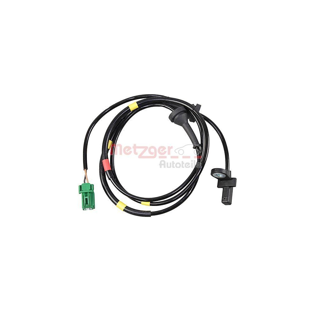 Sensor, Raddrehzahl METZGER 09001177 f&uuml;r VOLVO, Hinterachse