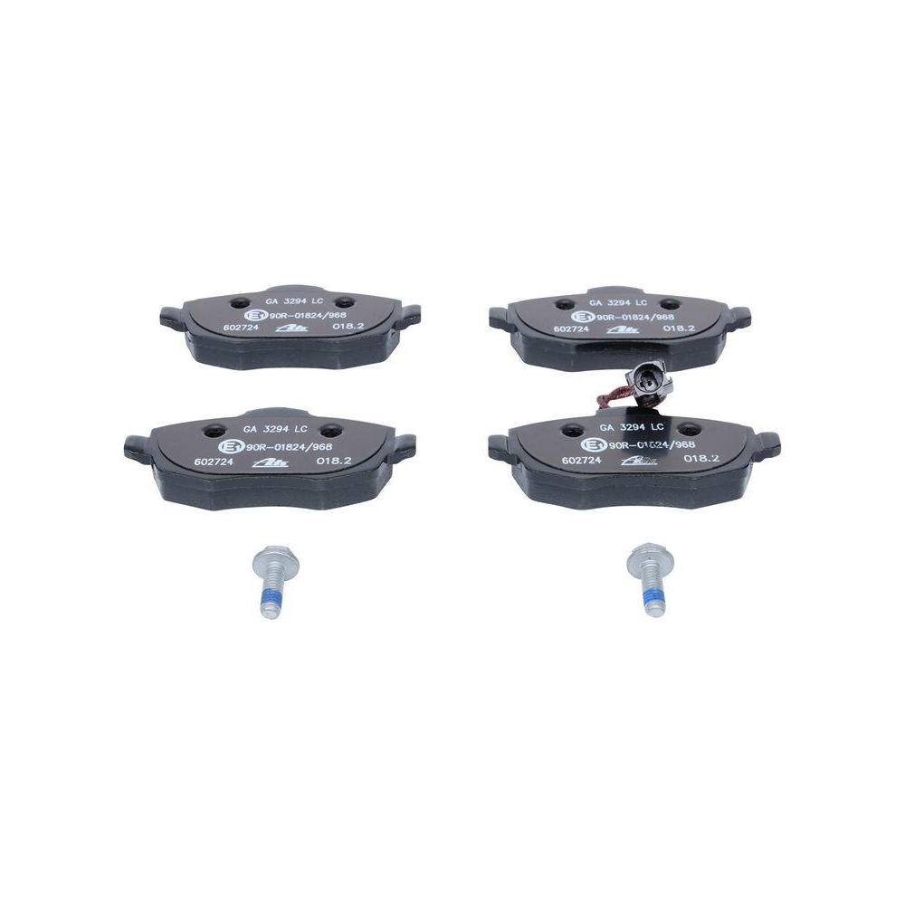 Bremsbelagsatz, Scheibenbremse ATE 13.0460-2724.2 f&uuml;r FIAT, Vorderachse