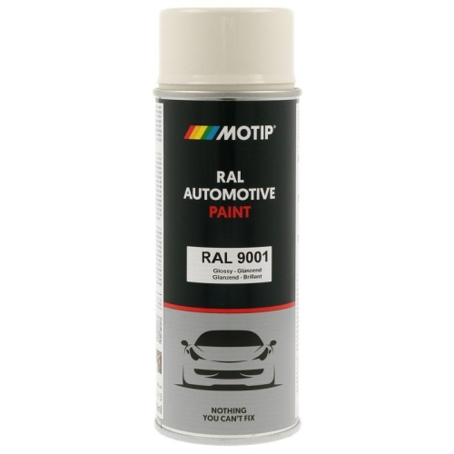 MOTIP 880156 Lack RAL Farbe Automotive RAL 9001 Hochglanz 400 ml f&uuml;r