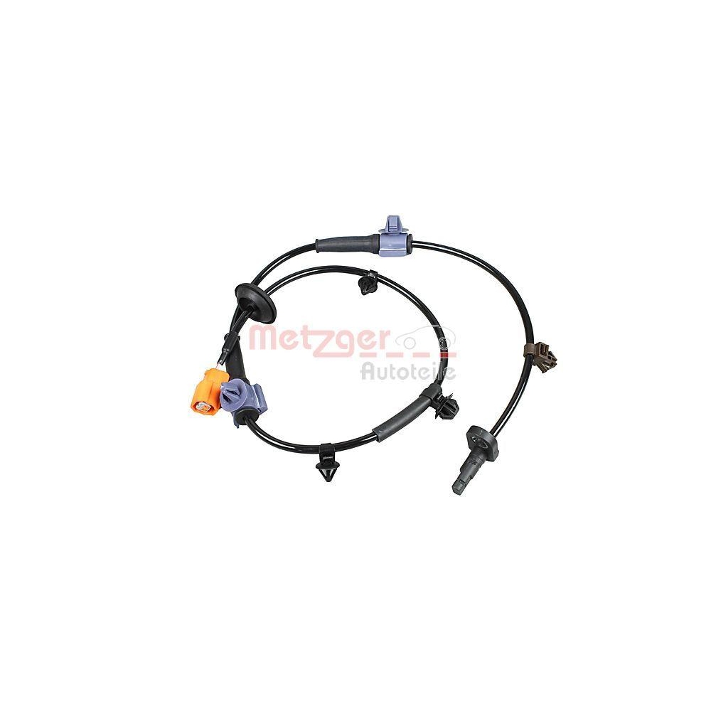 Sensor, Raddrehzahl METZGER 09001178 f&uuml;r HONDA, Vorderachse links