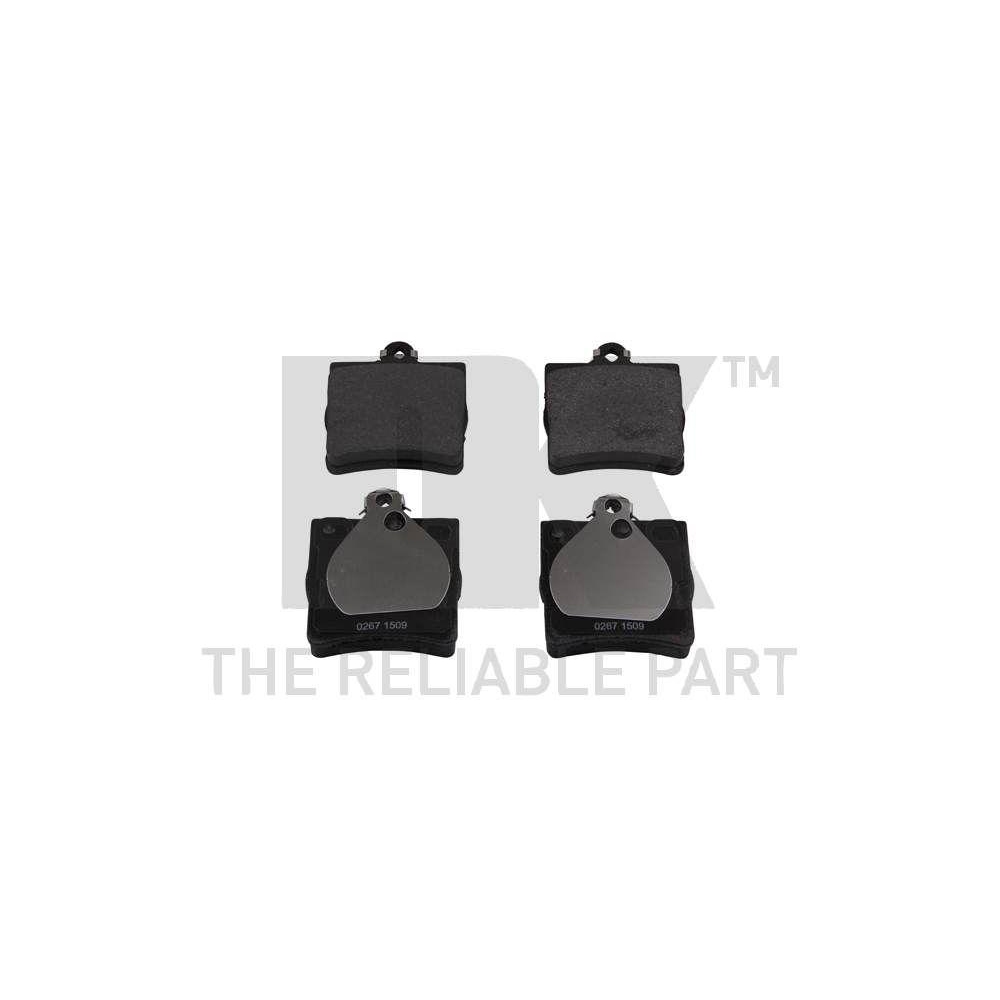 Bremsbelagsatz, Scheibenbremse NK 223335 f&uuml;r CHRYSLER MERCEDES-BENZ, Hinterachse