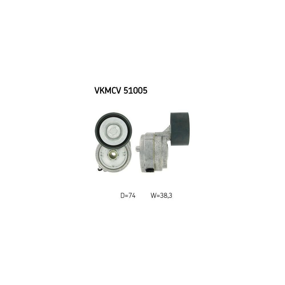 Riemenspanner, Keilrippenriemen SKF VKMCV 51005 f&uuml;r MERCEDES-BENZ