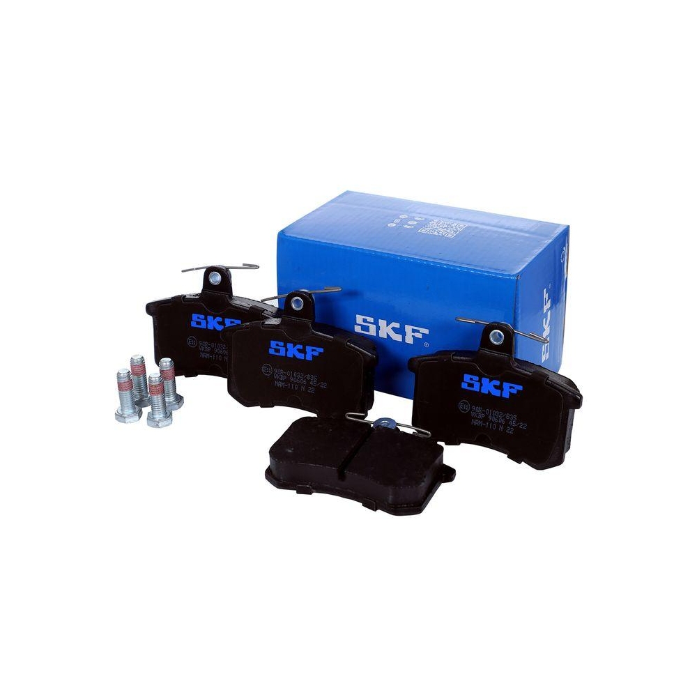 Bremsbelagsatz, Scheibenbremse SKF VKBP 90606 für AUDI VW, Hinterachse
