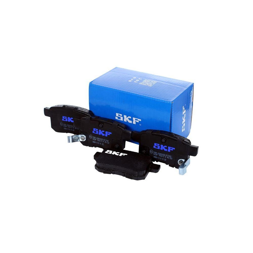Bremsbelagsatz, Scheibenbremse SKF VKBP 90613 A f&uuml;r HONDA, Hinterachse