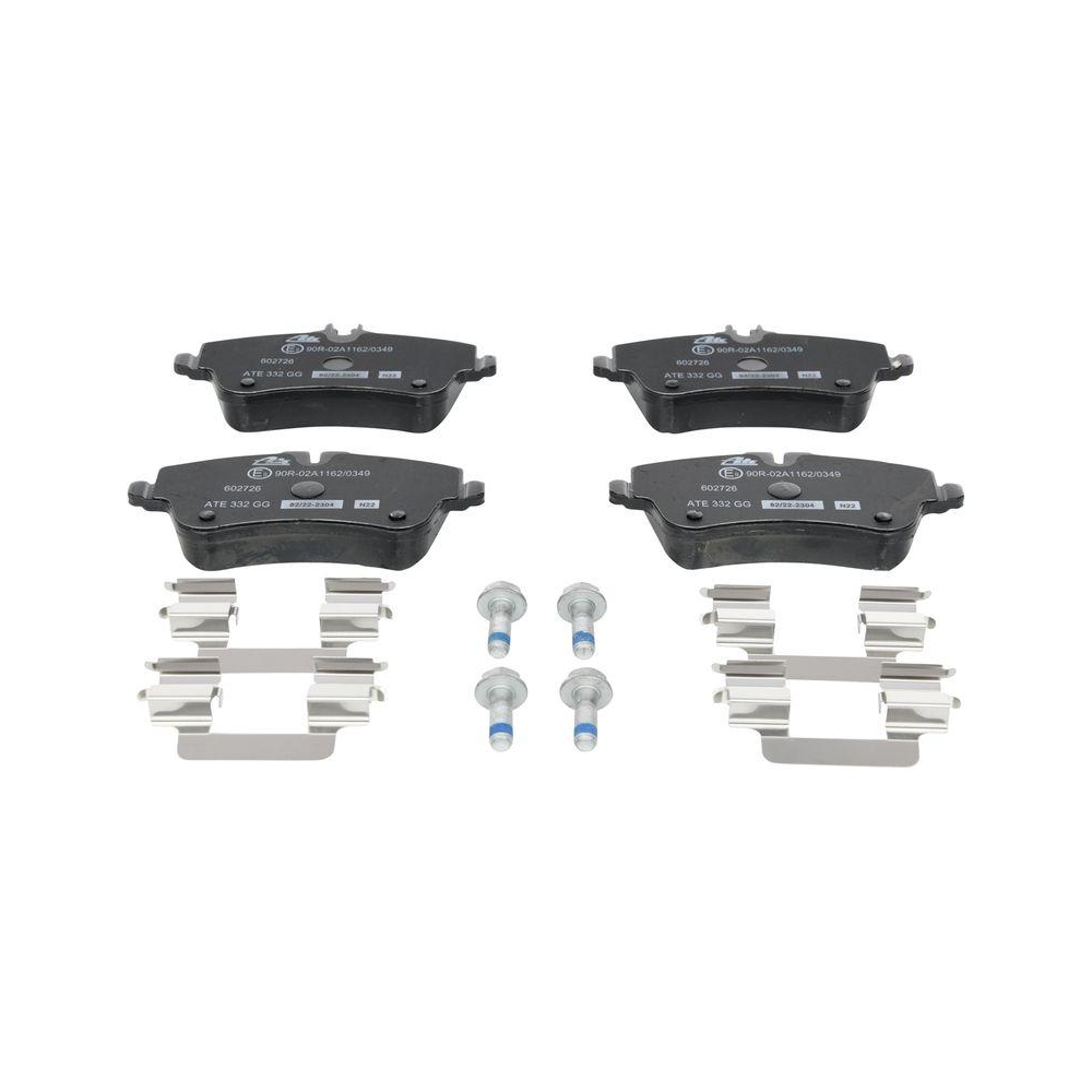 Bremsbelagsatz, Scheibenbremse ATE 13.0460-2726.2 f&uuml;r MERCEDES-BENZ, Vorderachse