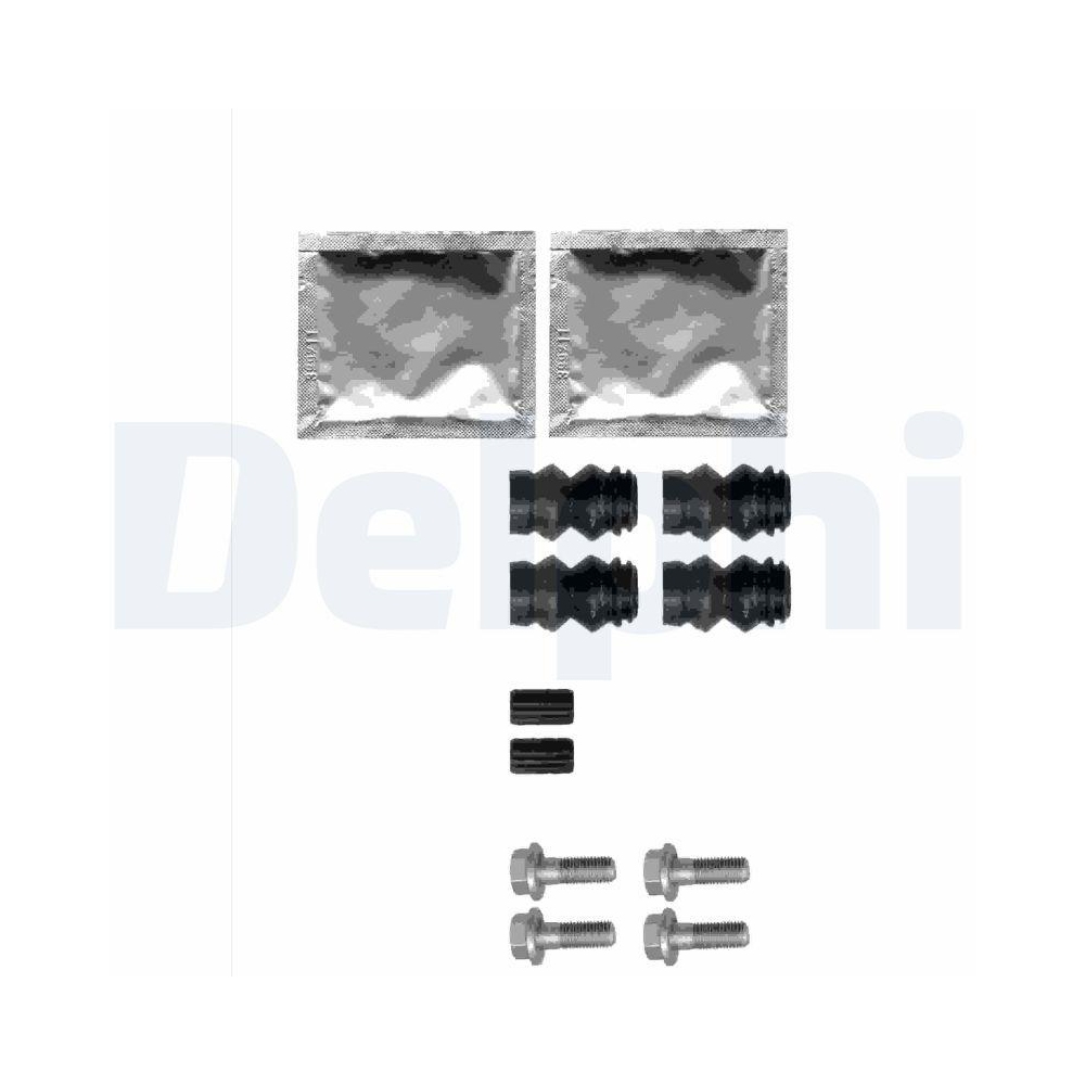 DELPHI LX0358 Zubeh&ouml;rsatz, Scheibenbremsbelag f&uuml;r, Hinterachse, Vorderachse