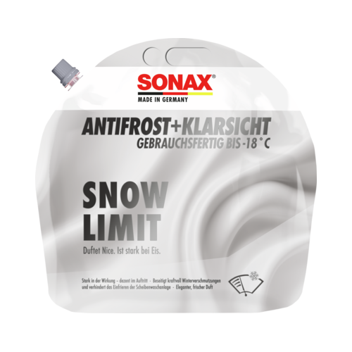 SONAX 01394410 AntiFrost+KlarSicht bis -18 &deg;C Snow Limit Auto Winter Fahrzeug 3l